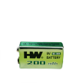 Bateria HW Ni-MH recarregável de 9V 200mAh